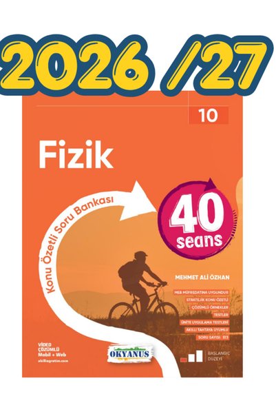 Okyanus Yayıncılık Okyanus yay. 40 Seans 10.Sınıf Fizik Soru Bankası 2026 -20...