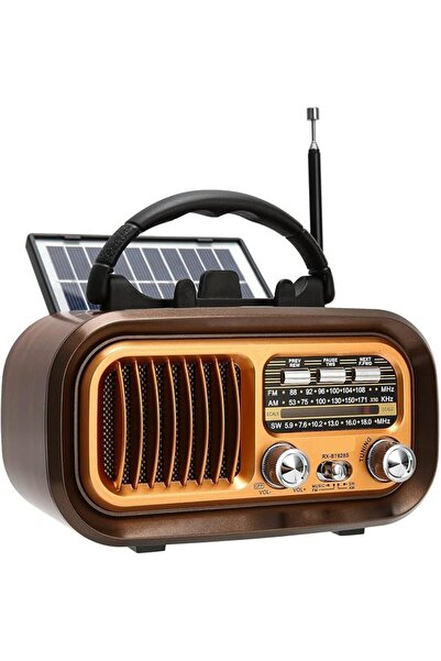 EXCEFORE Portable Retro Radio, Bluetooth Speaker, Small Vintage AM FM Shortwa...