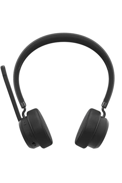 LENOVO Căști stereo wireless, Bluetooth 5.3, Autonomie 60H, Negru