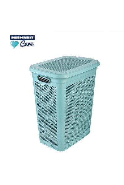 Heinner Slim Plastic Laundry Basket 38L, Assorted 3 Colors