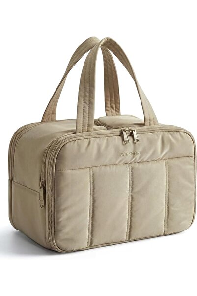 BAGSMART Travel Toiletry Bag, Puffy Large Toiletry Bag for Women, Lightweight...