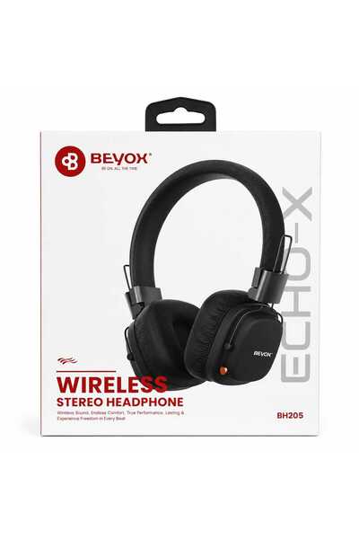Beyox BH205 Wireless Stereo Over-Ear Headphones with 40 Hours Playtime, Bluet...