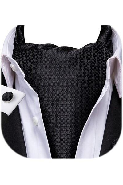Dubulle Cravat Ties for Men with Pocket Square and Cufflinks Ascot and Handke...