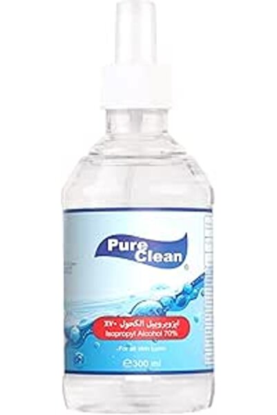 ALKHURAIJI Pure and Clean 70 Percent Isopropyl Alcohol Spray 300 ml