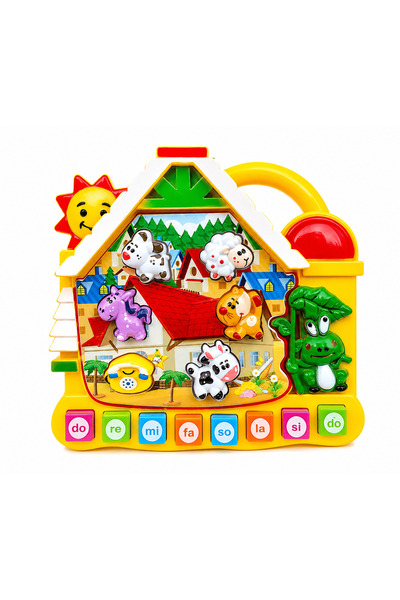 Baby Planet لعبة بيانو منزل الحيوانات الموسيقي التفاعلي للأطفال (+3 سنوات) - ...