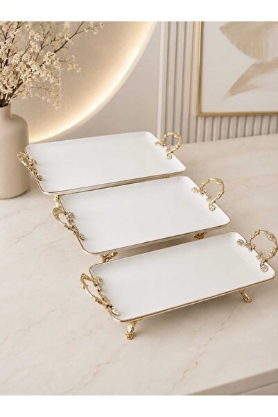 Buldem Original Porcelain Presentation Set of 3 Pieces |   Stylish Serving an...