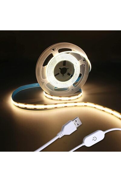GENERAL شريط إضاءة LED بطول 5 متر/16.4 قدم، يعمل بـUSB 5 فولت، قابل للتعتيم ب...