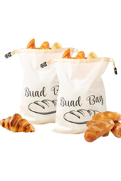 TERRIFI Reusable Beeswax Bread Bags with Breathable Cotton Outer Layer, 2 Pie...