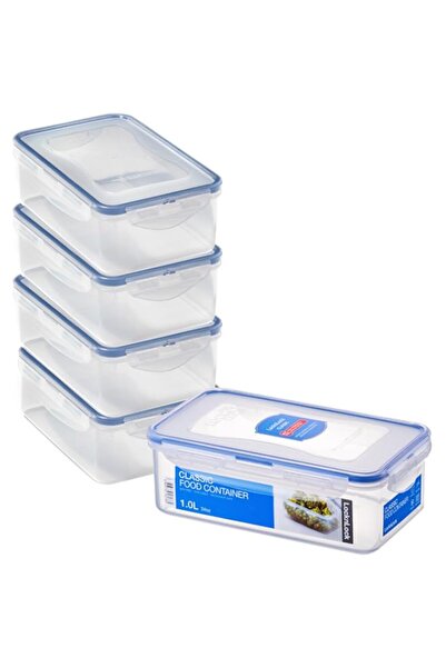 Generic Rectangular Food Storage Container 5-Piece Set (1L) – Airtight Leakpr...