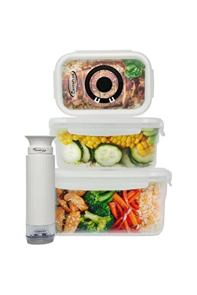 Generic Vacuum Plastic Storage Container Set with Automatic and Manual Pump a...