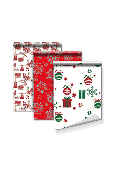 Alista Home Gift wrapping paper set 3 rolls 70x150 cm, decorative paper 70gsm