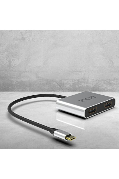 Inca ITPC-4T USB-C Σταθμός Σύνδεσης με HDMI 4K, PD και Υποστήριξη 2 Οθονών, Α...
