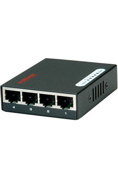 Roline Gigabit Ethernet Μικροσκοπικός Διακόπτης 4 Θυρών 13544832 7611990195985