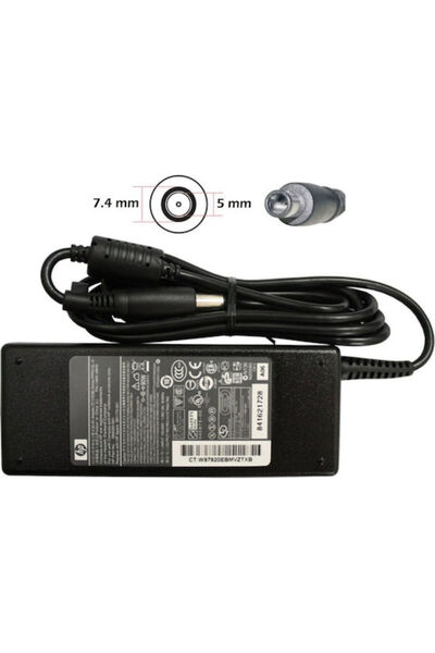 HP Φορτιστής φορητού υπολογιστή 90W 19V 4.74A με αποσπώμενο καλώδιο τροφοδοσί...