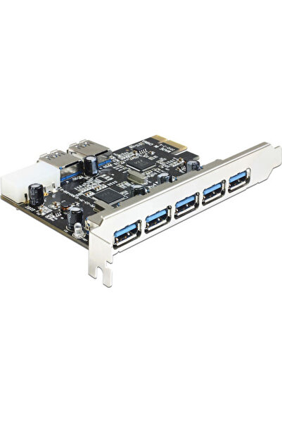 DELOCK Κάρτα PCIe με 7 θύρες USB 3.0 Κωδικός: 89355