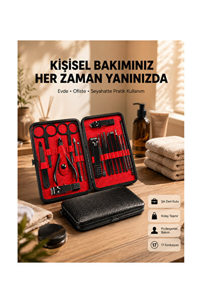 pınaxar Professional Stainless Steel Manicure & Pedicure Set New Generation