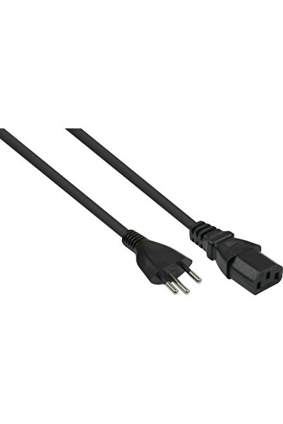 Other Alcasa Καλώδιο IEC C13 - IEC C13 1.8μ Μαύρο