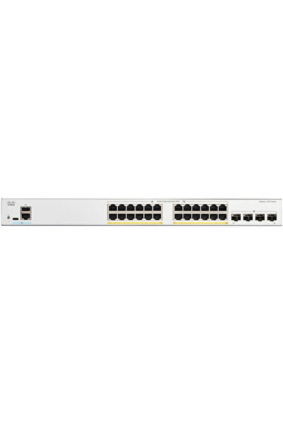 Cisco Systems Cisco Catalyst C1200-24FP-4G Διαχειριζόμενος Διακόπτης L2 PoE++...