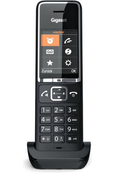 GIGASET Comfort 550HX Ασύρματο Τηλέφωνο με Ελληνικό Μενού Μαύρο