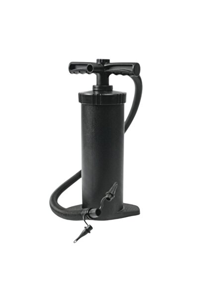 OEM Pompa de aer manuala cu umflare in 2 sensuri, 36 cm furtun, 3 adaptoare, ...