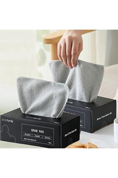Yelajoy 40Pcs Microfiber Cleaning Cloth Set, Reusable Glass & Kitchen Towels ...