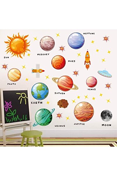 GENERAL 72PCS Stars Wall Decals, Self-Adhesive Colorful Pentagram Stickers | ...