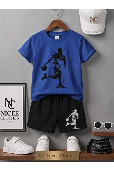 Leto Lykia Tricou și pantaloni scurți de vară pentru copii, unisex (cu imprim...