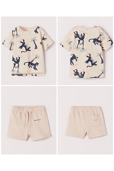 ZARİNA New Season Character Summer Top and Bottom Set