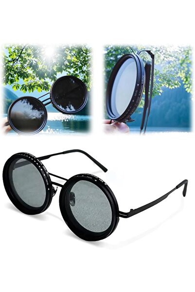 Generic TONGLUO Polarized Sunglasses for Men, Round Adjustable Tint Sunglasse...