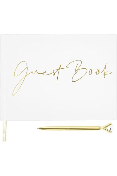 GENERAL Guest Book Wedding, Birthday, Baby Shower, Christening 120 Blank Page...