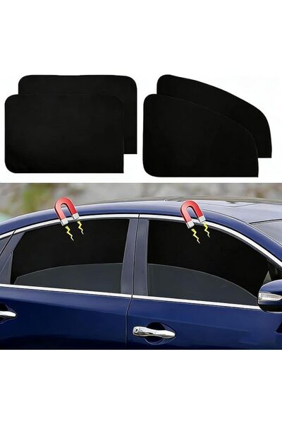GENERAL Car Side Window Sun Shades, 4 Pcs Car Privacy Curtains,Window Sunshad...
