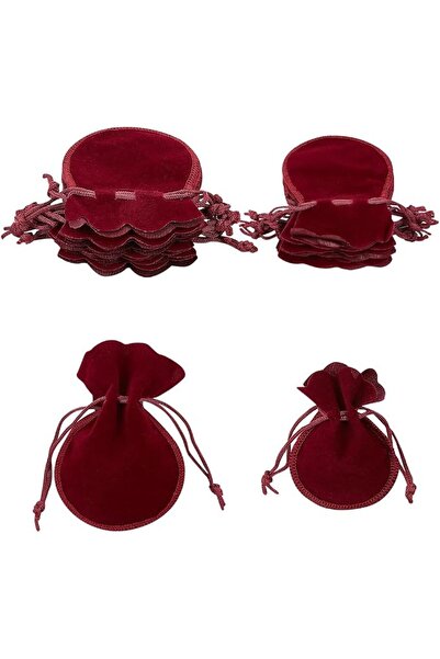 Generic Velvet Drawstring Pouches, 20 Pack Microfibre Gift Bags, 2 Sizes (7.5...