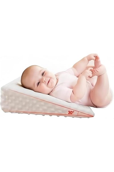 GENERAL Anti-Reflux Wedge Pillow for Newborns, 30 Degree Angle, with 3D Mesh ...