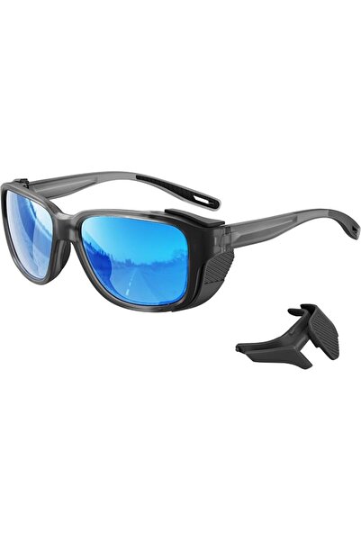 Rimerakea Polarized UV400 Mens Safety Sunglasses With Side Shields | Anti-Fog...
