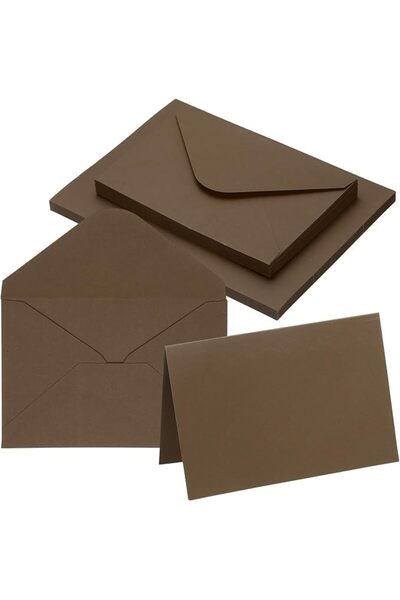 PATIKIL 4 x 6 Blank Greeting Cards and Envelopes, 20Sets Half Fold Note Cards...