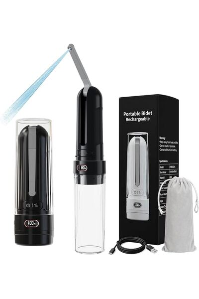 Generic شطاف المسافر Electric Portable Bidet for Travel, Rechargeable High Pr...