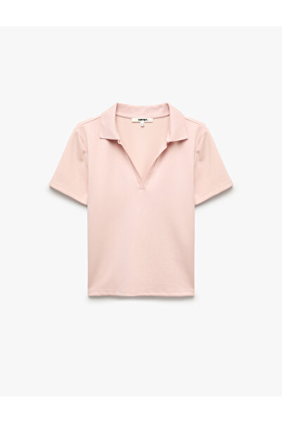 Koton Regular Fit Short Sleeve Polo Collar T-Shirt