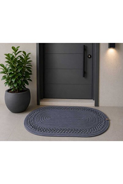 MTG JÜT TASARIM Patterned Jute Cord Rope Door Mat Bathroom Hallway Entrance C...