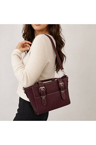 Feronnucci Women's Shoulder Bag Black Stylish Casual Bag Adjustable Strap Zip...