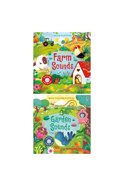Usborne Pachet compus din două cărți sonore: Sunete de grădină, Sunete de fer...