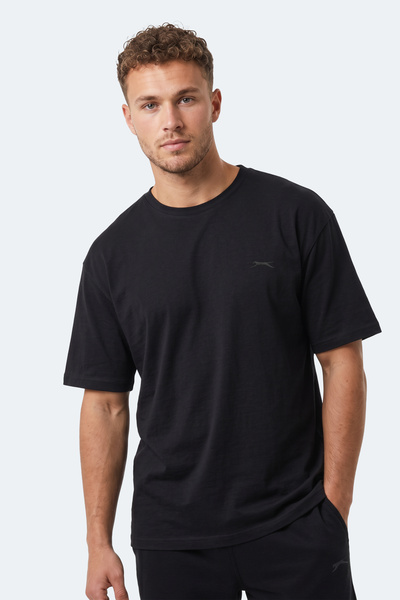Slazenger Kodex Men's Oversized Black T-Shirt