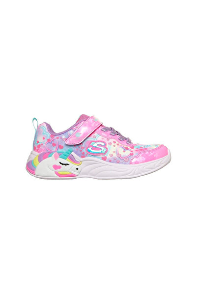 SKECHERS Φωτιζόμενο Μονόκερος με Σχέδιο Καρδιές σε Πολλαπλές Αποχρώσεις, Άνω ...