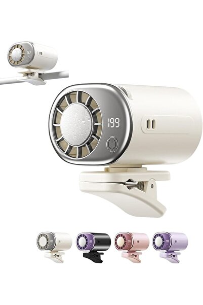 SYOSI New Car Clip on Air Conditioner Fan with LED Display – Car Clip on Air ...