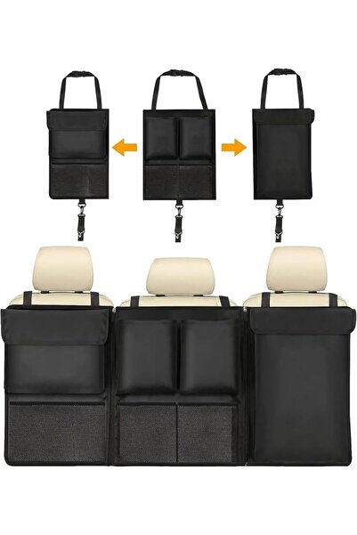 JOYZZZ Car Boot Organiser, Hanging Backseat Storage Bag with Pockets, Multi C...