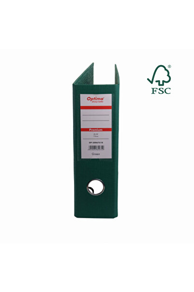 Optima Biblioraft A5, Plastifiat Pp/Pp, 75 Mm, Premium - Verde - Clasic &amp;...