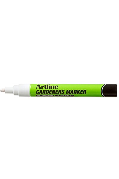 artline Marker, For Gardeners, Plastic Body, Round Tip 2.3Mm - White, 2.3 mm