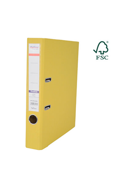 Optima Biblioraft A4, Plastifiat Pp/Pp, Margine Metalica, 50 Mm, Premium - Ga...