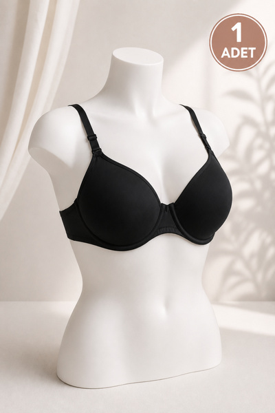 Alıç Women's Bra Without Support Adjustable Straps Daily Comfortable and Soft...