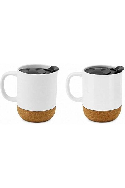 Generic Premium 350ml (12oz) Sublimation Ceramic Coffee Mug with Cork Base & ...