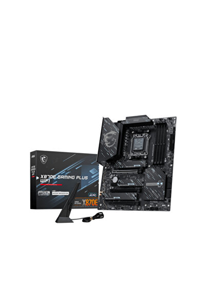 MSI Placă de bază X870E GAMING PLUS WIFI AM5 DDR5, Wi-Fi 7, 5GbE